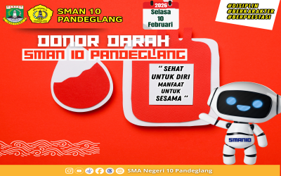 Donor Darah SMAN 10 Pandeglang,